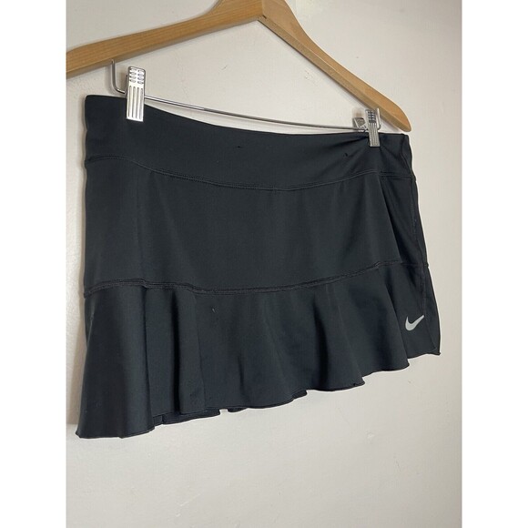 Nike Dri-Fit Black Skort Womens Large Activewear Tennis Golf - Picture 2 of 10